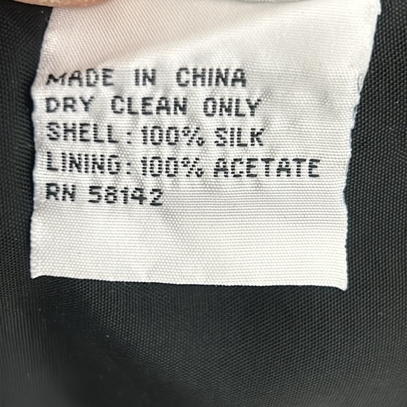 Talbots Petites Pure Silk Tweed Black White Dress Classic - Picture 10 of 13